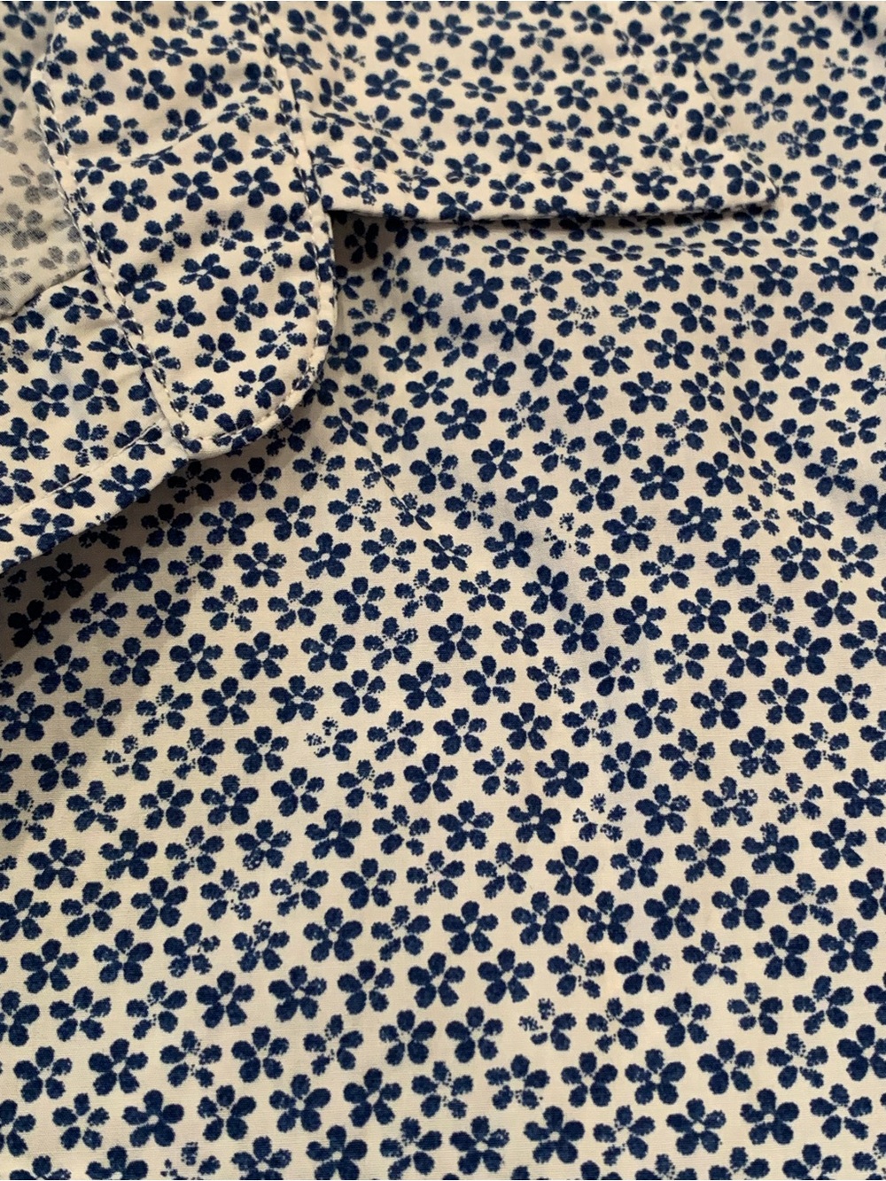 NWOT-Frank & Eileen Joedy Boyfriend Button-Up Shirt in Ditsy Floral - Picture 5 of 6